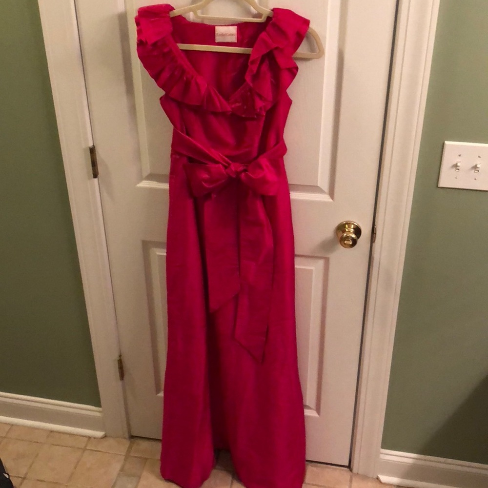 LulaKate Pink Floor Length Dress